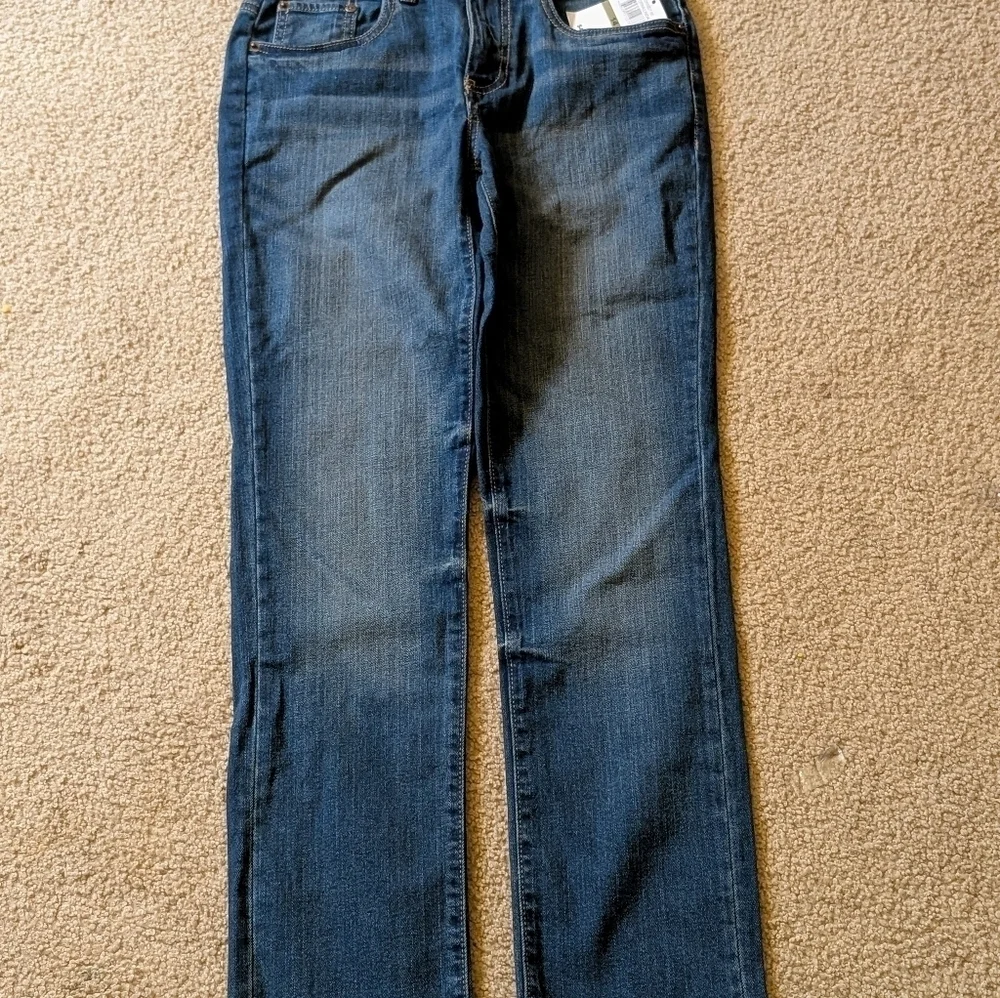 New With Tags Lucky Brand Authentic Skinny With Adjustable Waist Jeans Size 14